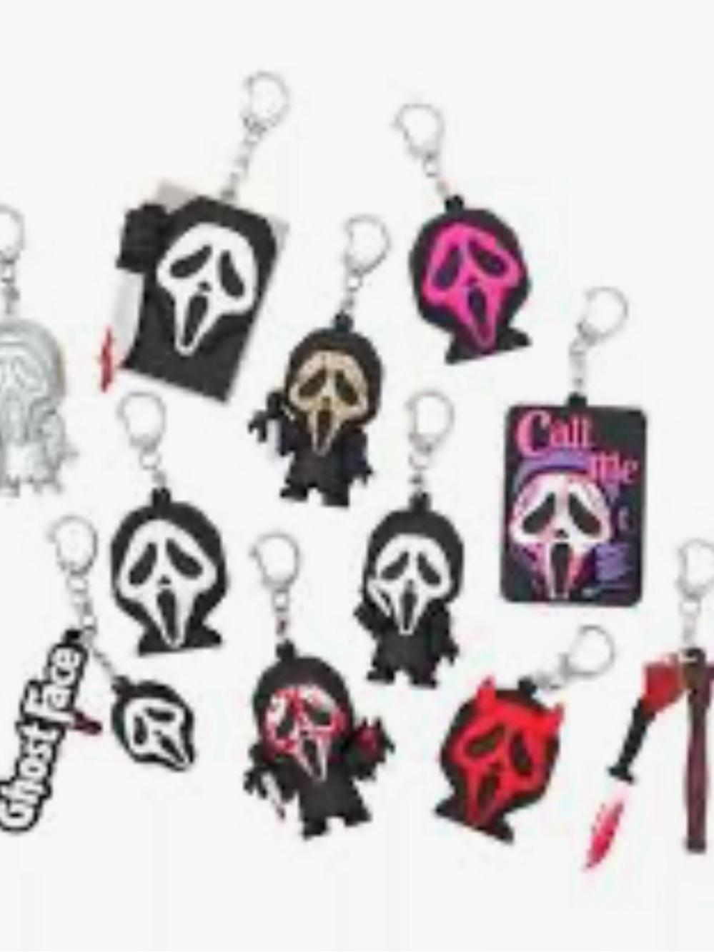 Ghost Face Figural Bag Clip